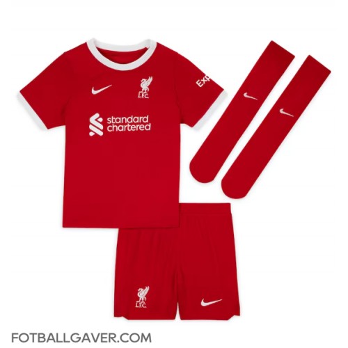Liverpool Darwin Nunez #9 Fotballklær Hjemmedraktsett Barn 2023-24 Kortermet (+ korte bukser)